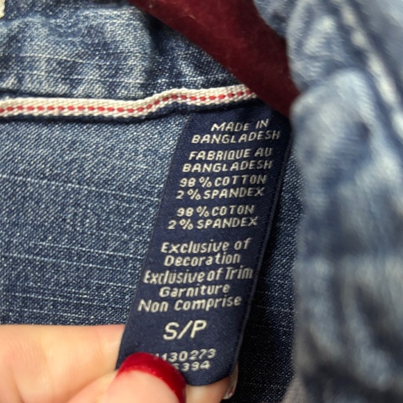 Wrangler Blue Denim Long Sleeve Shirt - Picture 4 of 11